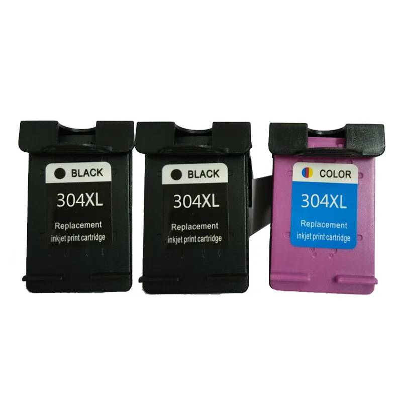 3 шт. картриджи для принтера HP 304 304XL Deskjet 3700 3720 3730|ink cartridge|replacement cartridgeprinter ink |