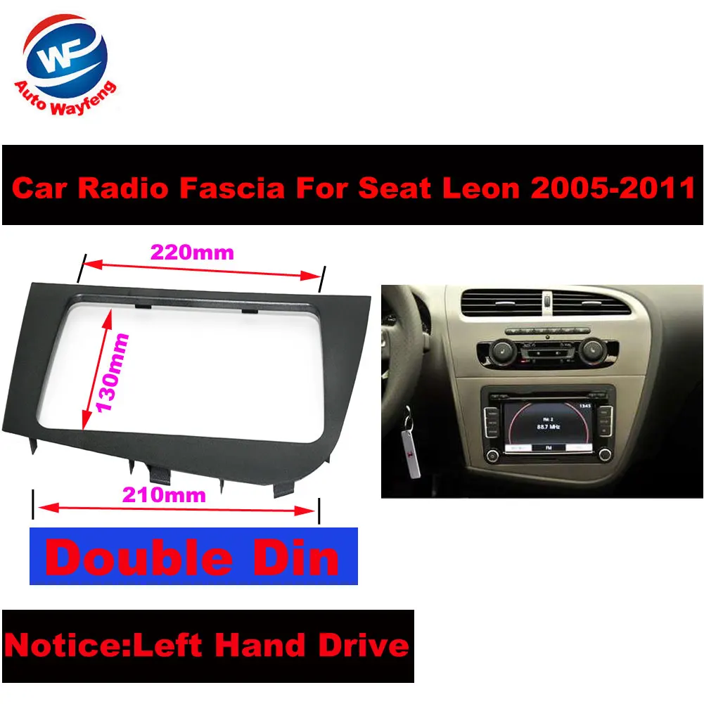 Double 2 DIN Car Stereo Radio Head Unit font b GPS b font Navigation plate panel