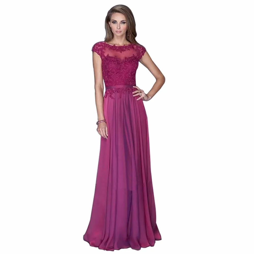 

New Long Evening Dress 2016 Vestido De Festa Arrival Formal Dresses Pink Chiffon Party Dresses Vestidos De Festa Vestido Longo