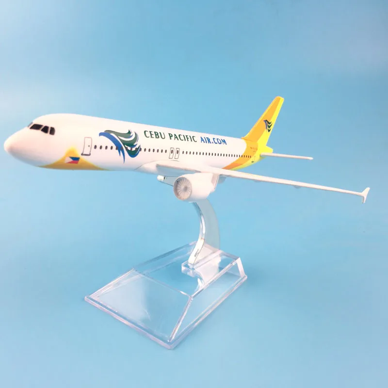 Модель самолета JASON TUTU 16 см модель Cebu Pacific Air Аэробус A320 Литые металлические