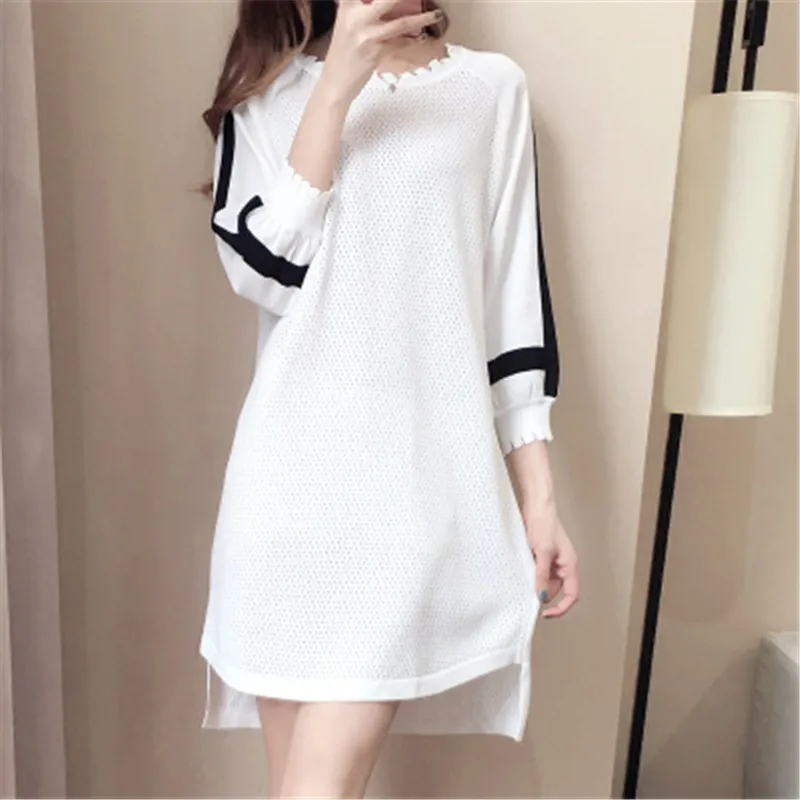 korean striped dress
