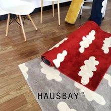 В скандинавском стиле, детская комната, Мультяшные декоративные коврики, рисунок облака, ковер, мягкий домашний, детская комната, гостиная, ковер с изображением облаков, спальня