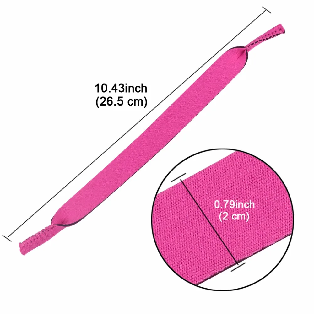 10 шт. очки солнцезащитные очки неопреновые эластичные спортивные оголовье Противоскользящий ремень безопасности шнур держатель для взрослых или детей