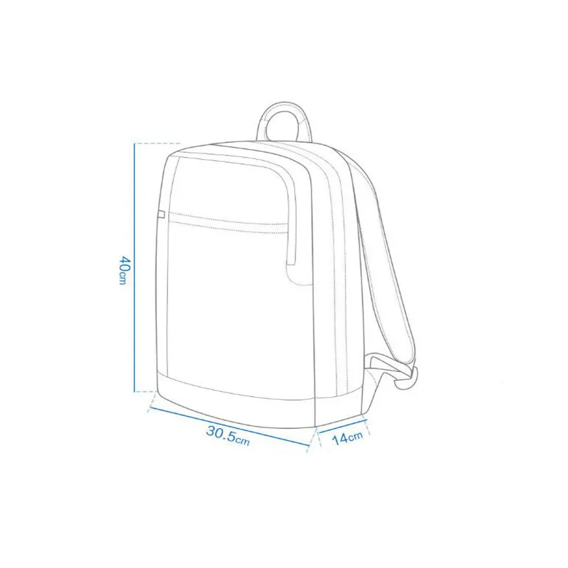Xiaomi 90FUN Classic Waterproof 15.6inch laptop backpack men backpacks for teenage girls travel backpack bag women male xiomi H0 (2)