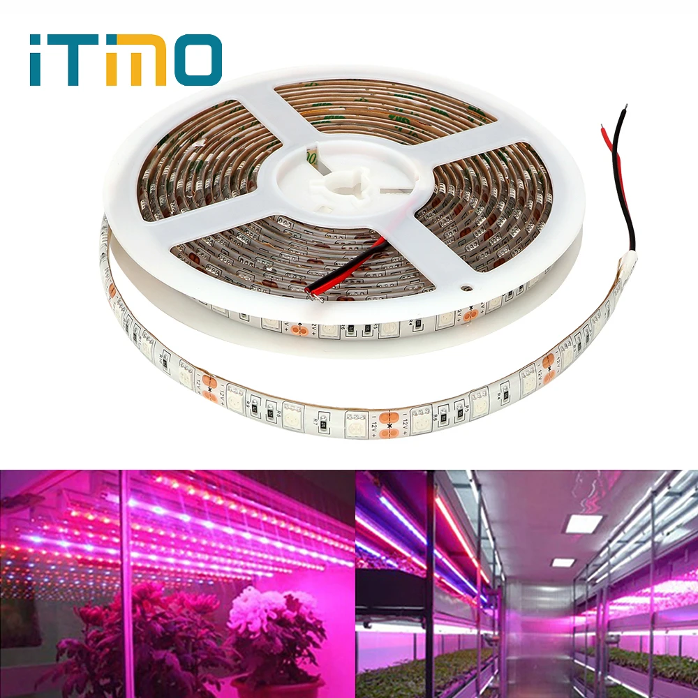

ITimo Grow Light for Greenhouse Hydroponic plant Growing LED Strip Aluminum Profile LED Lighting IP65 Plant Growth Lamp