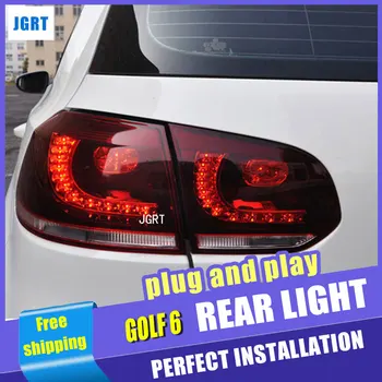 

Car Styling for VW Golf 6 Taillight assembly 2009-2012 Golf 6 R LED Tail Light Golf 6 Rear Lamp LED DRL+Brake with hid kit 2pcs.