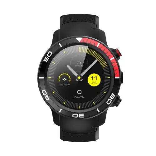Смарт-часы Android WI-FI 4G Nano SIM профессиональный спорт анализа Ip68 Спорт Смарт часы gps 5MP Камера индивидуальные циферблат - Цвет: red smart watch