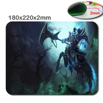 

League of legends hero hd fast printing custom design of rubber gaming mouse pad size 180 mm * 220 mm * 2 mm for the office