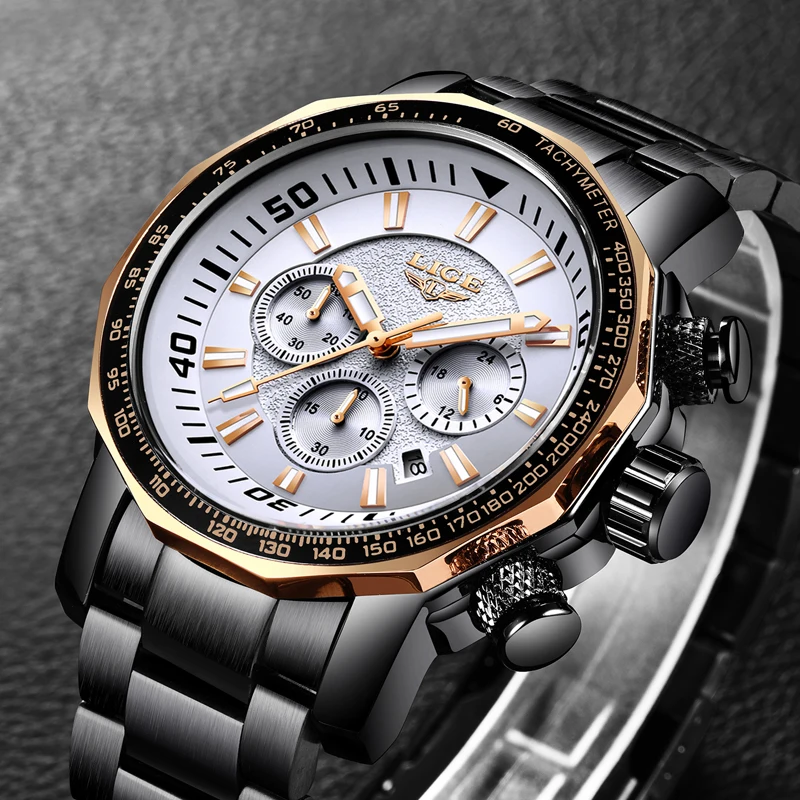 2018 Men Watch Luxury Brand LIGE Watch Men Simple Business Quartz Watch Men Stainless Steel Mesh Belt Date Fashion Black Watch 2018 Men Watch Luxury Brand LIGE Watch Men Simple Business Quartz Watch Men Stainless Steel Mesh Belt Date Fashion Black Watch