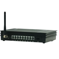 Extension de téléphone portable sans fil, échange téléphonique MS108 GSM 1 CO line 8 avec 1 carte SIM GSM PBX 