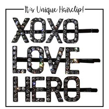 Original Word Hair Accessories Blingbling Crystal Word/Name HairClips Custom Letters Bobby Pins/Hairslide