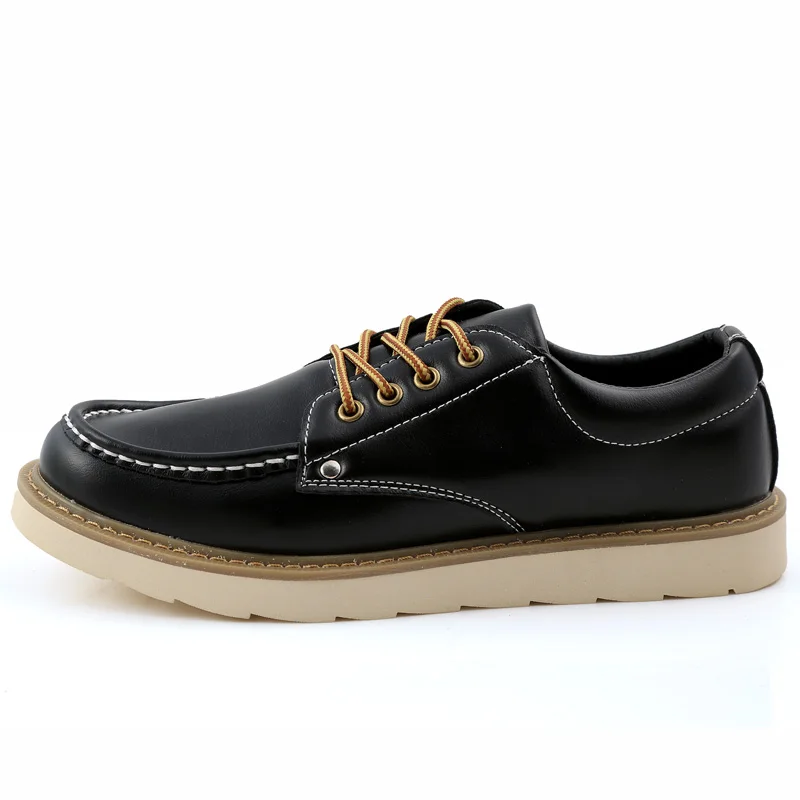 Respirant Hommes Chaussures Lacets brown Semelle Black Casual white En De red À Cuir Pu Plat Oxford zqzxrwEB