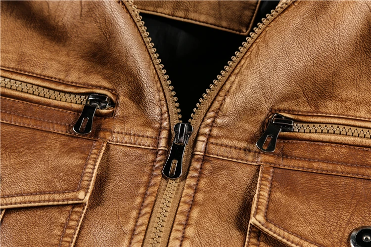 Кожаные куртки для мужчин из горной кожи, осенне-зимние мужские пальто из искусственной кожи с капюшоном, Мужская модная мотоциклетная верхняя одежда, брендовая одежда SA720