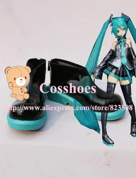 

Costum made short miku Shoes from vocaloid Cosplay