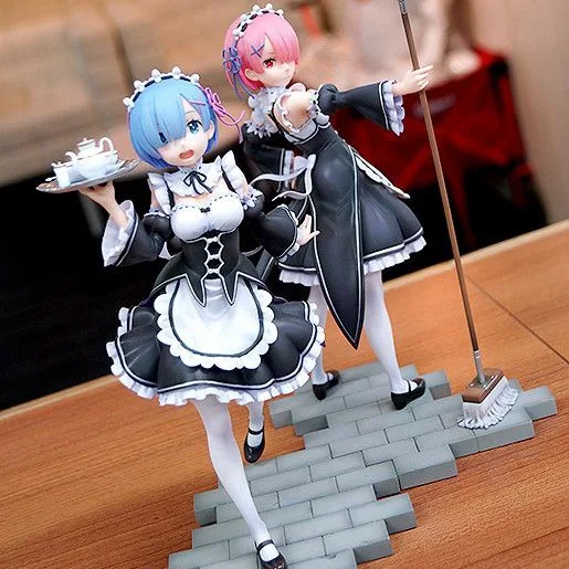 Anime Re Zero Kara Hajimeru Isekai Seikatsu Ram / Rem Maid Ver. PVC