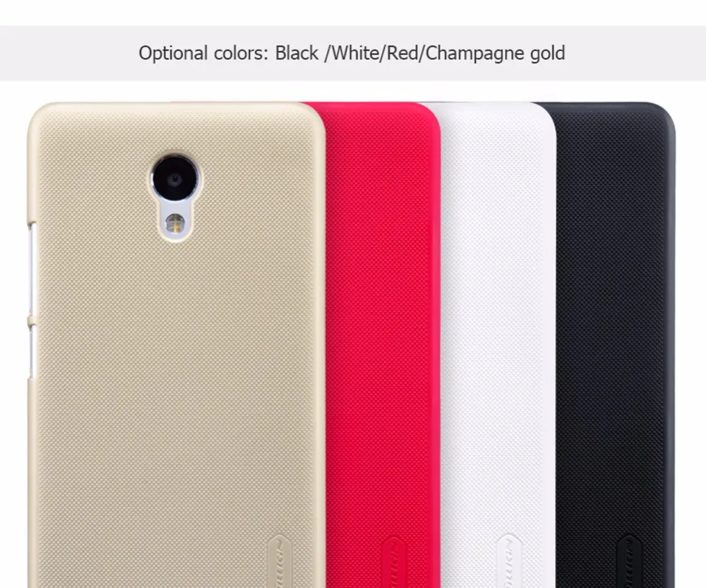 

Meizu M5 Note Case Cover NILLKIN Super Frosted Shield Matte PC Hard Phone Cases Shell For Meizu M5 Note + Free Screen Protector