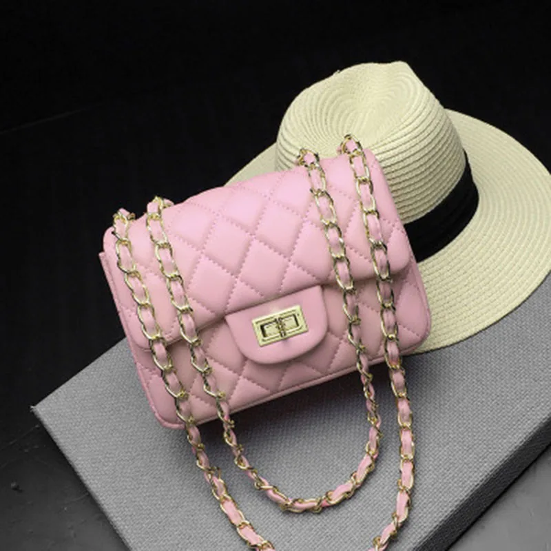 

Elegant Female Flip Small Bag 2019 brand new PU leather Women's Designer Handbag High quality Chain Shoulder Messenger bags