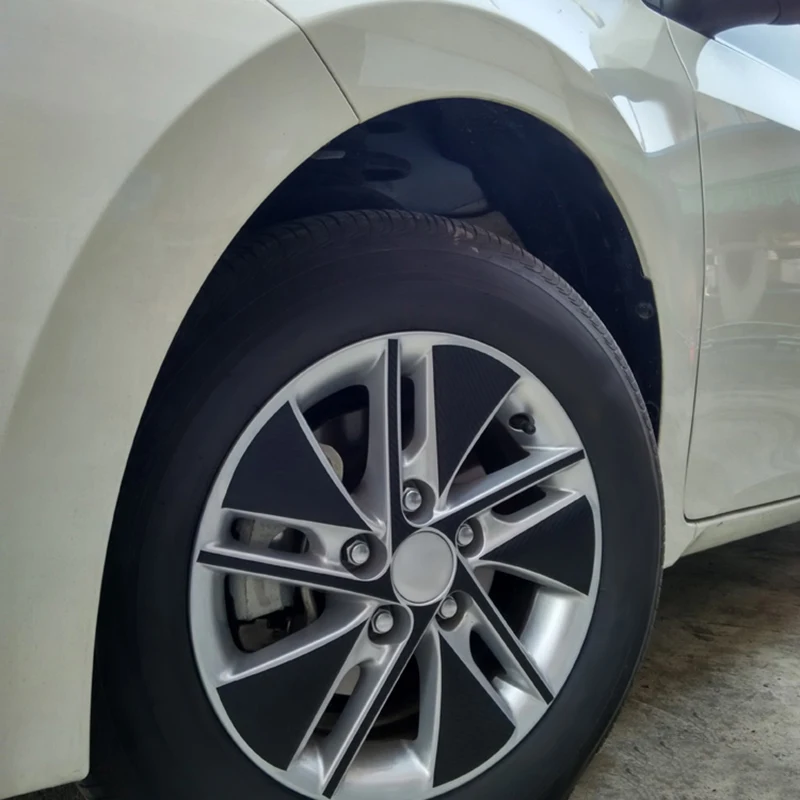 Декоративные наклейки для автомобильных колес из углеродного волокна для Toyota New Corolla автозапчасти