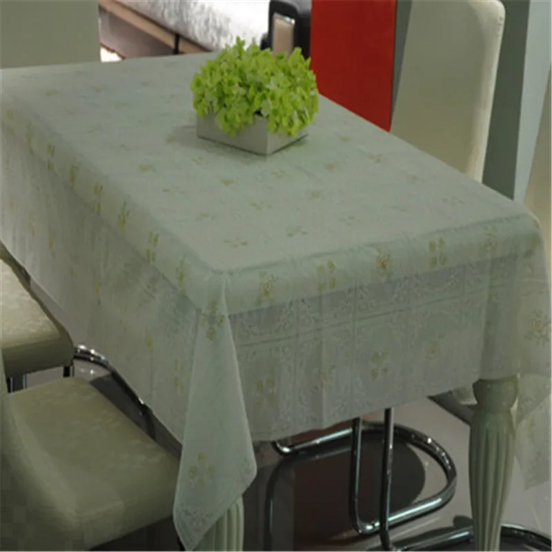 

Free Shipping 031 White Brown Natural Cheap PVC tablecloth tea Cup Mat Table Cover Tabl e Runner water oil proof dining table