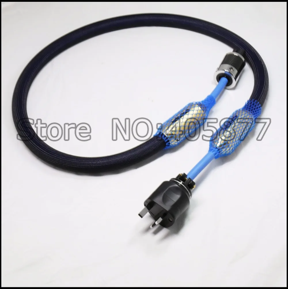 

Free shipping Original box Hifi audio Ruby Double Crown UK Power Cord Cable Hifi