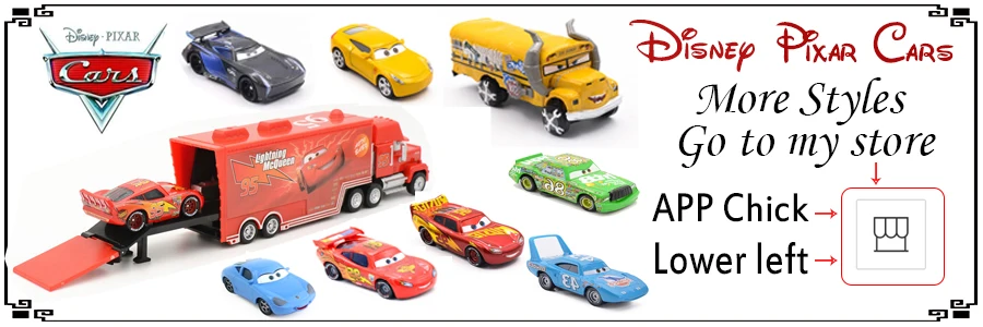  No.109-135 Disney Pixar Cars 3 2 METAL Diecast cars Disney McQueen 1:55 Diecast Rare collection kid