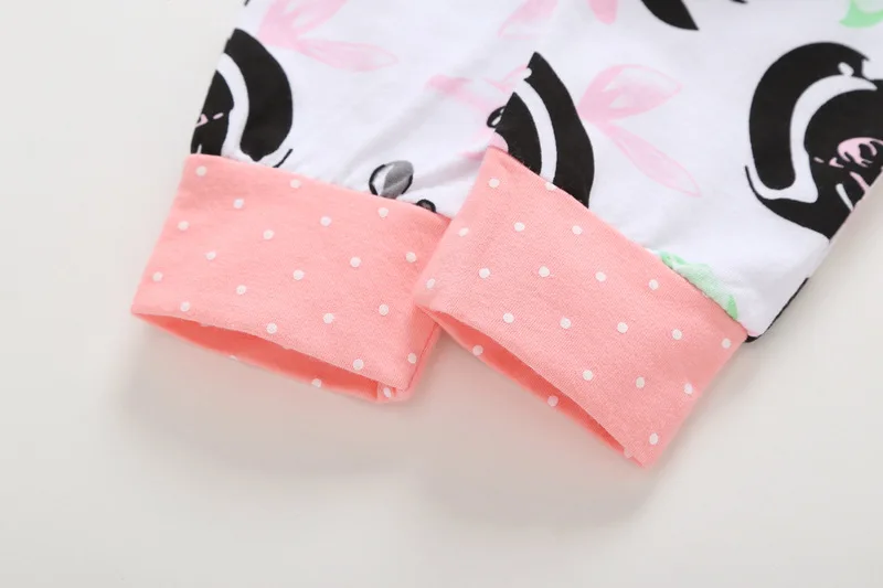 Online 2019 Bayi Perempuan Pakaian Set Lengan Panjang Katun Hello World Baju Monyet + Celana + Headband 3 Pcs Set Bayi gadis Pakaian Pakaian