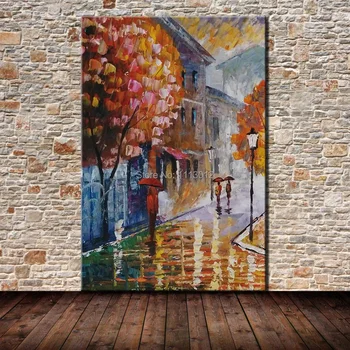 

Modern Abstract Palette Knife Landscape Oil Painting On Canvas Wall Art For Living Room Home Decor Picture Gift For Living Room