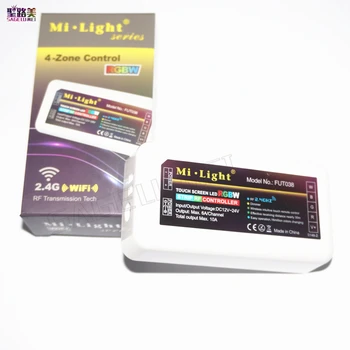 

DC12V-24V Mi Light Wireless 2.4G 4-Zone RF Wireless RGBW LED Controller Dimmer for For 5050 3528 RGBW Led Strip Light bulb lamp