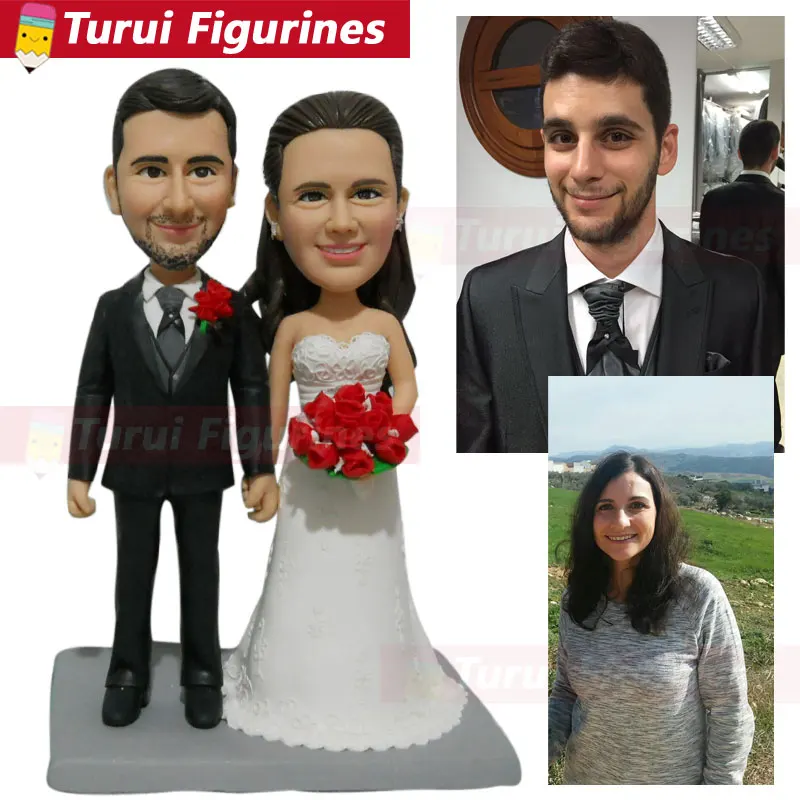 Торт Топпер Свадебное Сердце сладкие влюбленные mr & mrs Свадебные топперы для