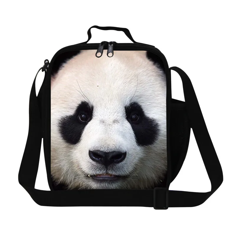panda New Insulated Children Zoo Animal Lunch Bag Tote Cat Print Lunchbags Thermal Lunch bag Kids Outdoor Lunch Box Lancheira Termica