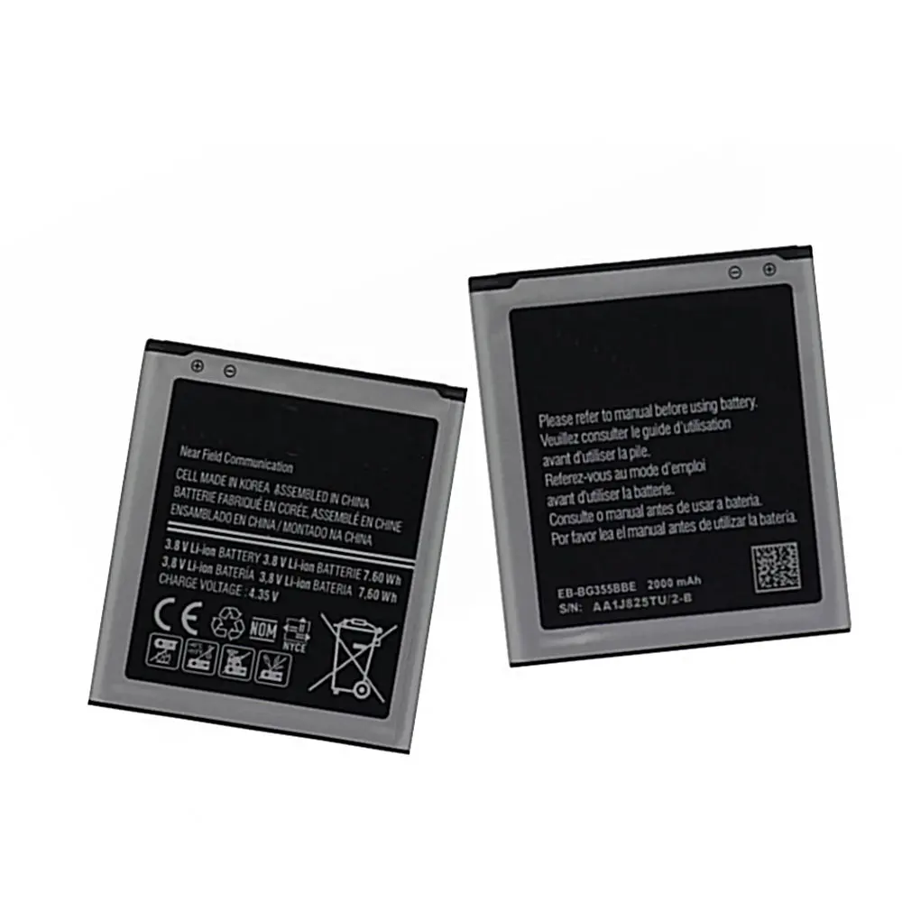 

Battery EB-BG355BBE For Samsung Galaxy Core 2 G355H SM-G3556D G355 G3559 G3558 G3556D EB-BG355BBE Mobile phone Authentic Battery