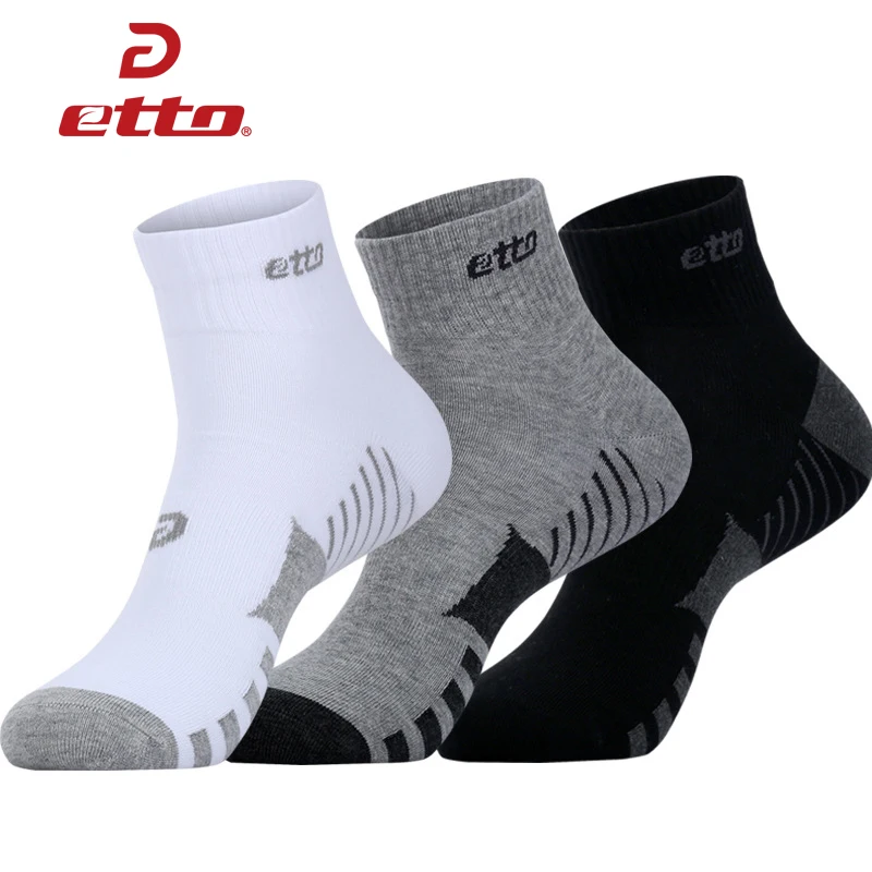 

Etto Quality Fall Winter Men's Tube Socks Sports Training Cycling Running Socks Breathable Leisure Athletic Sox Male HEQ021