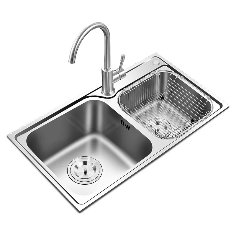 Buy Sink double trough set meal kitchen sink 304