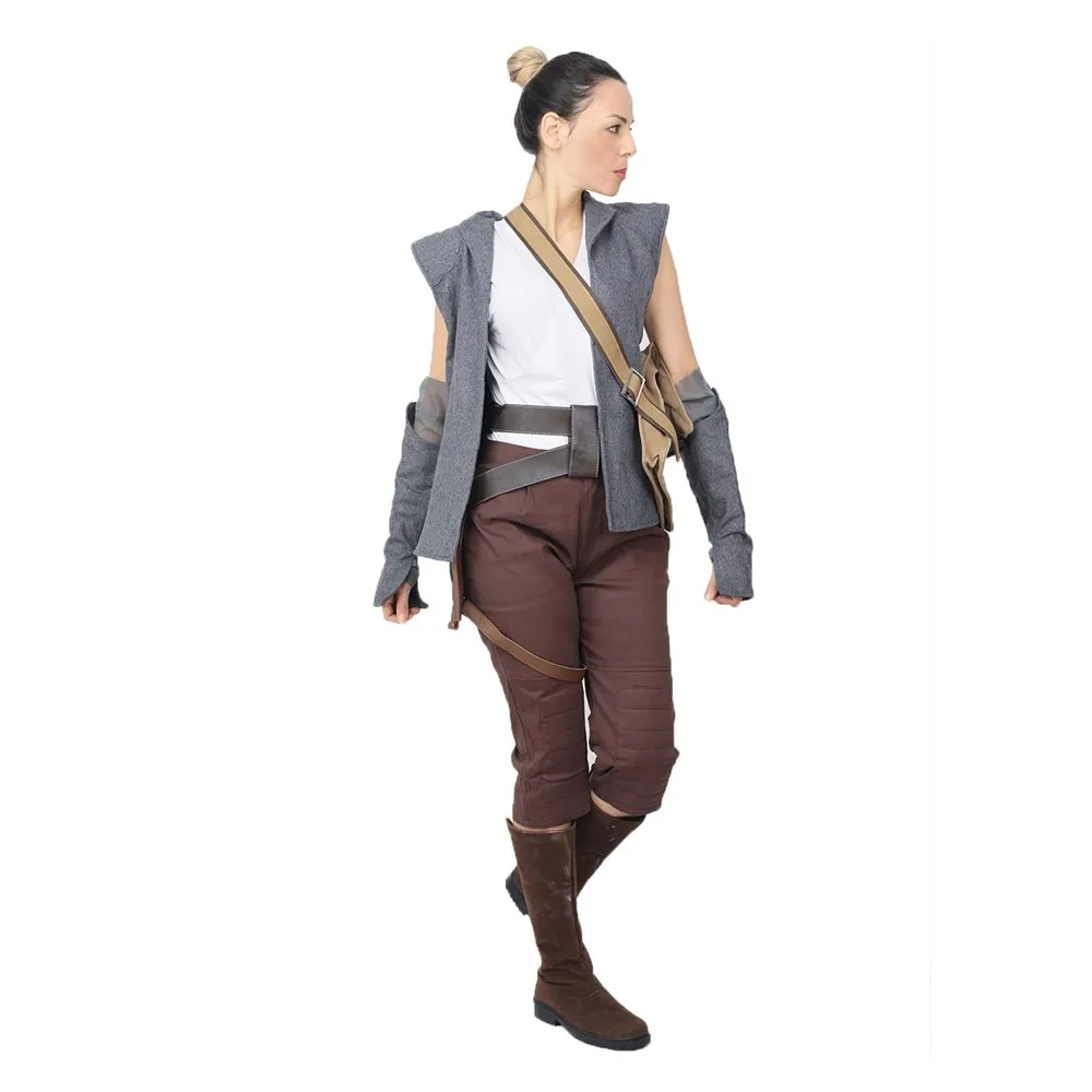 Женский костюм для косплея из полиэстера X COSTUME S Wars: Episode IX Rey|Костюмы фильмов и ТВ| |