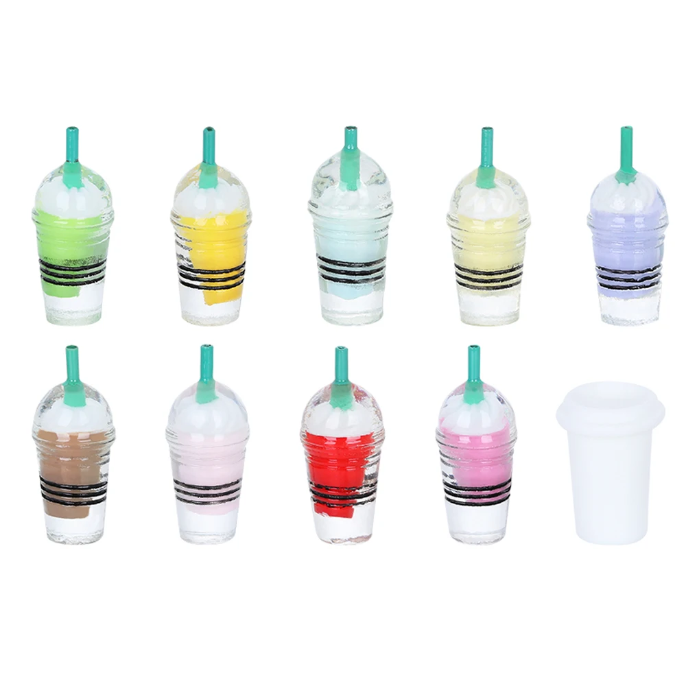 New Cute 2Pcs Doll Kitchen Room Food Drink Cup For doll DIY Miniature