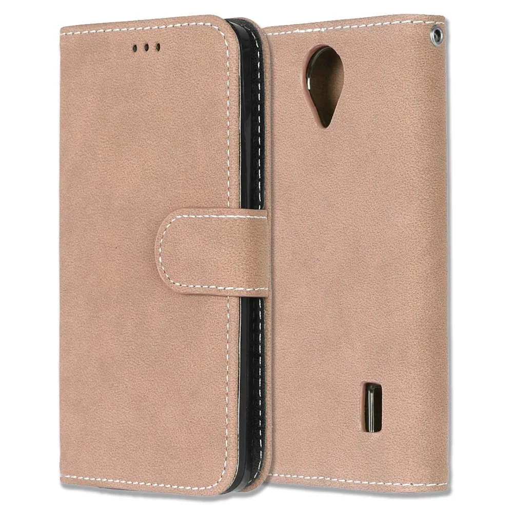 

New Cell Phone Cover For Huawei Ascend Y635 Case Shell Frosted Back Cover Case Luxury PU Leather Flip Wallet Card Holder Bags