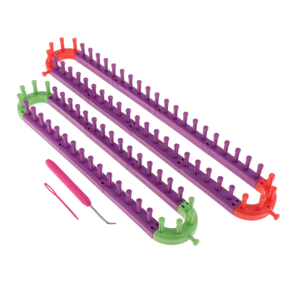 1 Sets /20pcs Arbitrary Combination Scarf Hat Sock Knitter Knitting Machine Loom Wool Yarn Art Crafts Making Tools