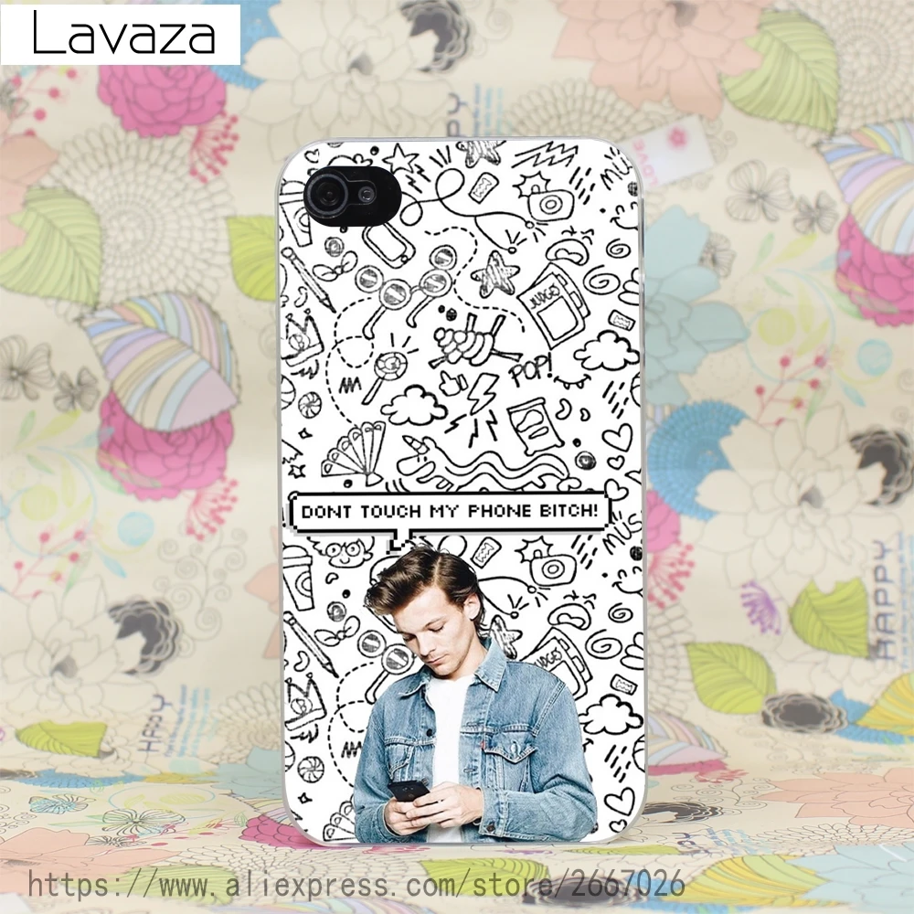 Lavaza Louis Tomlinson Hard Transparent Cover Case for iPhone X 10 8 7 6 6S Plus 5 5S SE 5C 4 4S