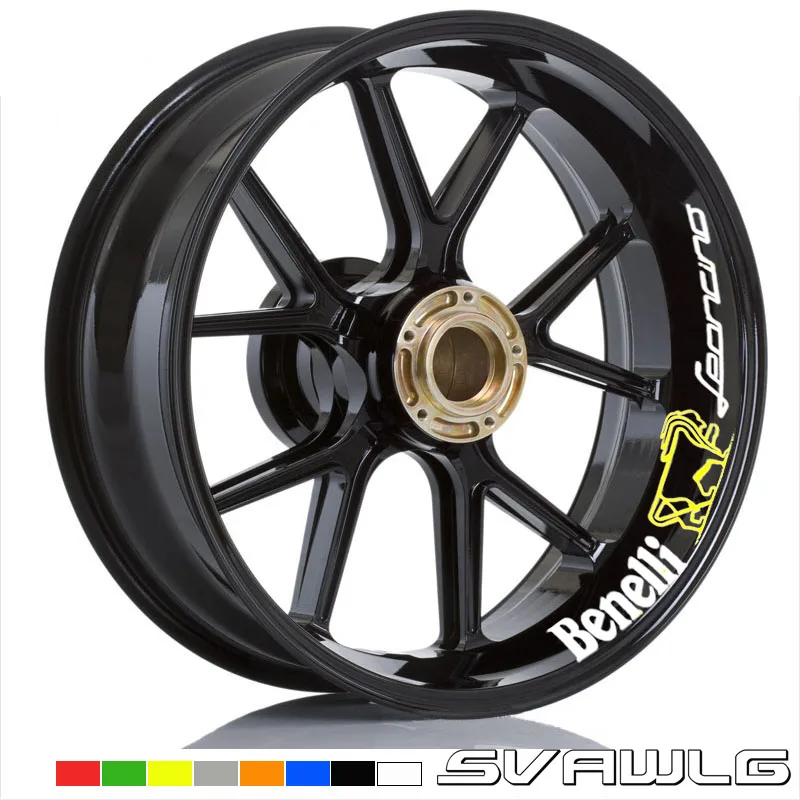

New Motorcycle front&Rear Edge Outer Rim Sticker Wheel Decals Reflective waterproof stickers For Benelli Leoncino 500 LeoncinoX