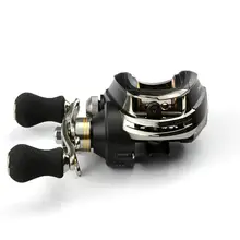 Крепление для приманки, рыболовный подшипник 11+ 1, соотношение 6,3: 1, тормозная сила 5 кг 0,26/0,28, рыболовная леска из рыболовных катушек черного цвета