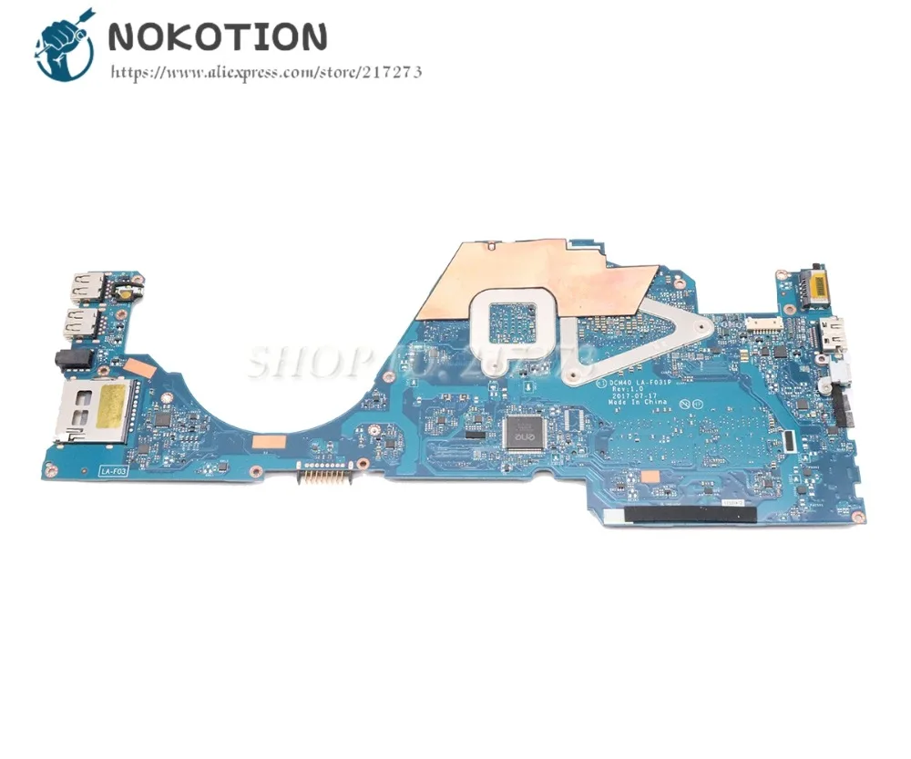 remarkable  NOKOTION For HP 14-BF 14-bf058TX Laptop Motherboard I5-7200U CPU 940MX 2GB DCM40 LA-F031P 930577-60
