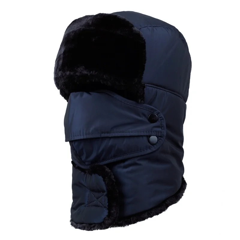 Winter Warm Wind proof Snowboard Cap With Earflap Face Mask Neck Helmet