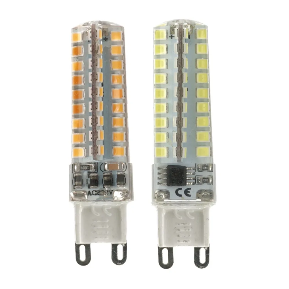 G9 LED Bulb Light 10W Dimmable AC220V/110V Warm White/ White  2835SMD 72LED Mini Chandelier Lamp Light Free Shipping 20pcs/lot