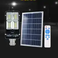 2 stuks 200w 300w Solar Licht Lampen Waterdicht op zonne-energie Outdoor Zonne Wandlampen Straat Licht Tuin Lamp afstandsbediening