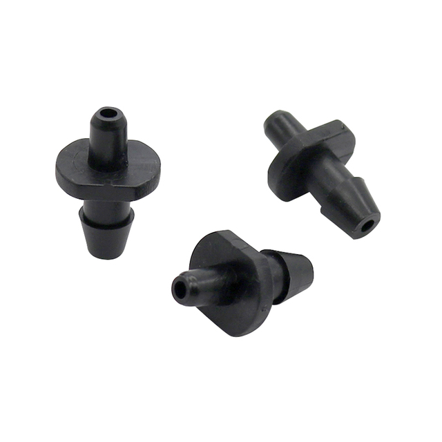 Single Barb Straight Connector Greenhouse Irrigation 4mm Hose 4/7mm Barbed Hose Coupling Drip Irrigation Fittings 500 Pcs