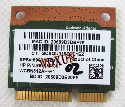 Замена для ноутбука 690019-001 689457-001 733268-001 Atheros AR9565 QCWB335 мини PCIe WLAN wifi Беспроводная Bluetooth карта