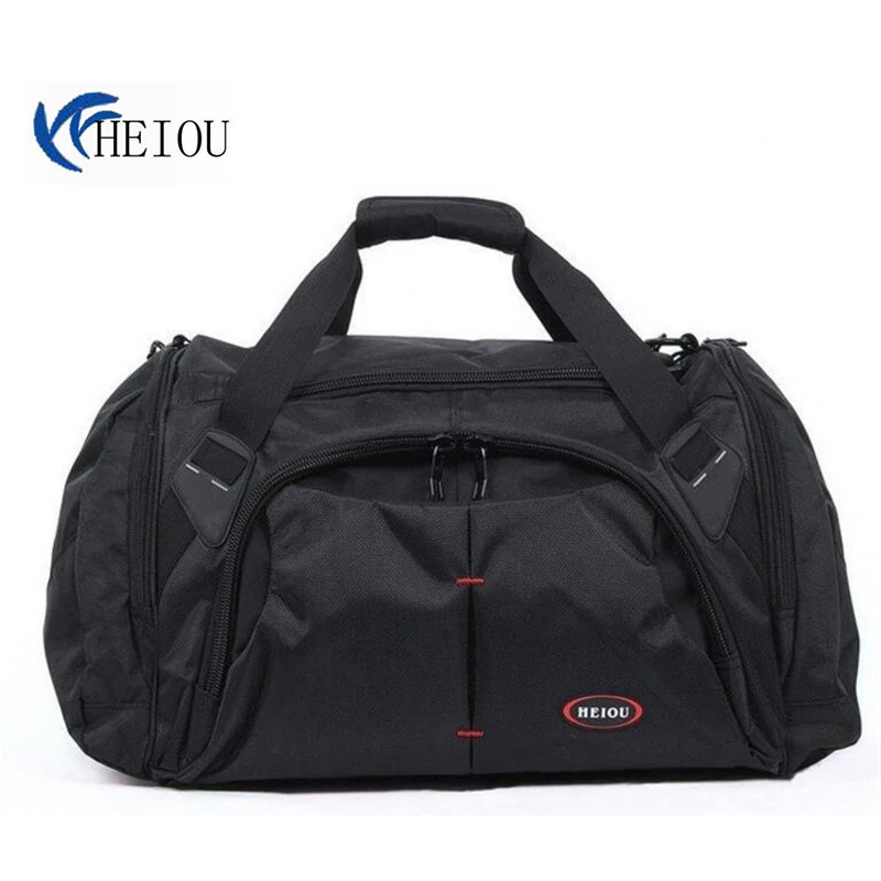 Nylon Causal Duffle Bag Waterproof Mens Travel Bags Long Strap Anti