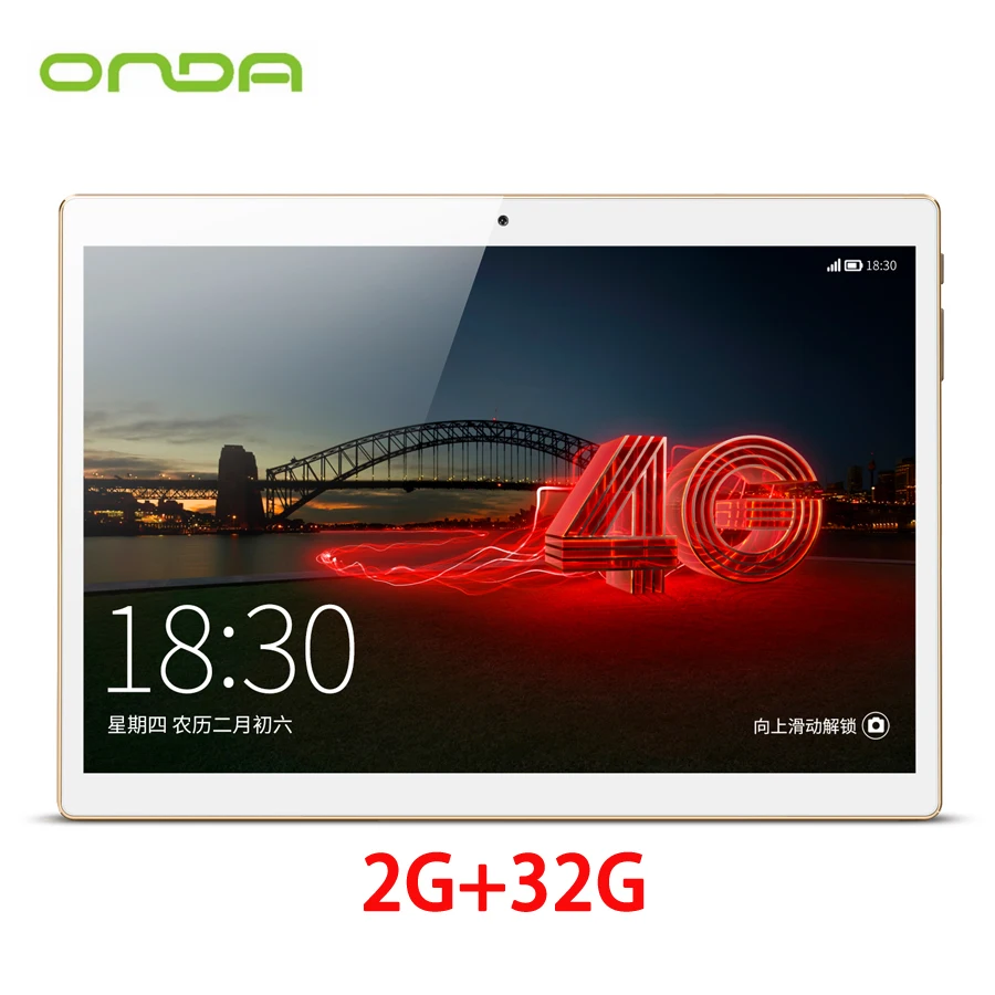 Новое поступление 10 1 ''ips Onda V10 4G Телефонный звонок Tablet PC 1920*1200 MTK6753 Octa Core Android 7 0