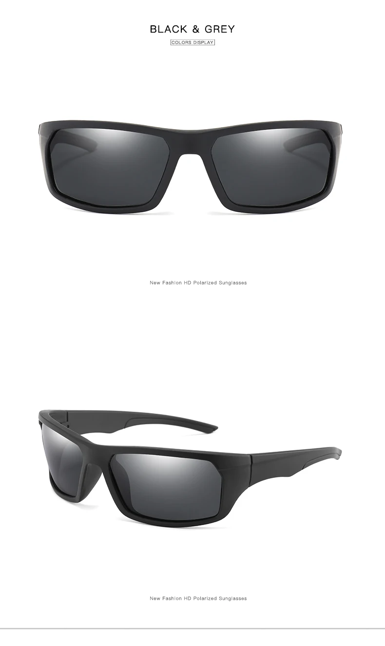 LongKeeper Polarisierte Sonnenbrille Männer 2020 Marke Design Schwarz Fahren Sport Sonnenbrille Klassische Spiegel_voghion.com