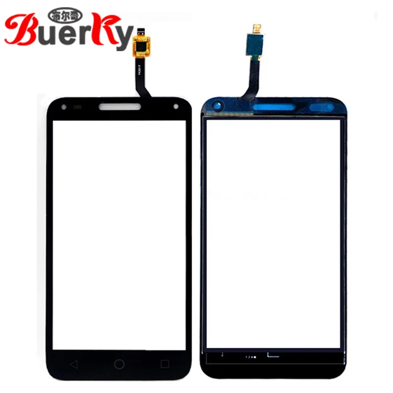 BKparts 10 шт. для Alcatel One Touch U5 3G OT4047 4047D 4047G 4047 сенсорный экран сенсорная панель стекло